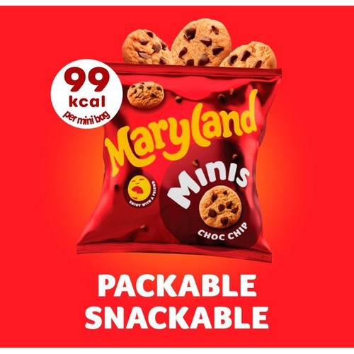 Maryland Cookies Minis Chocolate Chip Family Pack 20 Multipacks thumbnail 3