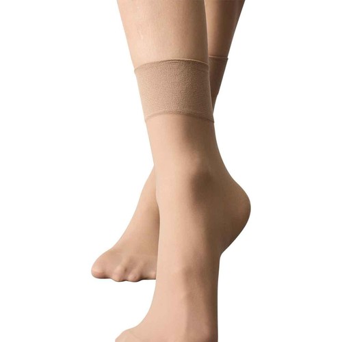 M&S Womens 10 Denier Ladder Resist Ankle Highs, One Size, Rose Quartz thumbnail 2