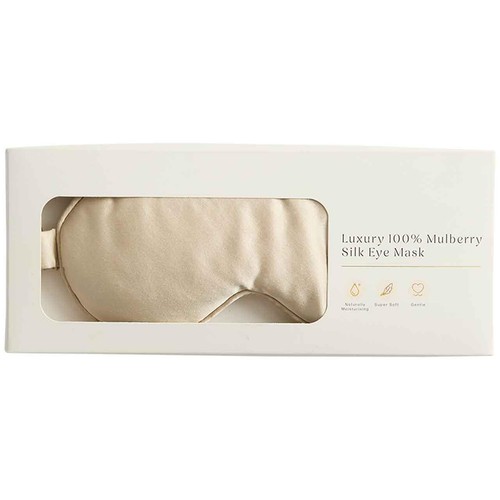 M&S Pure Mulberry Silk Eye Mask, Mink