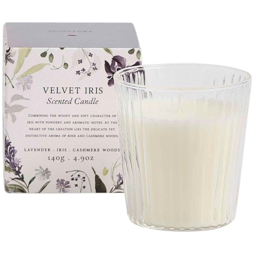 M&S Velvet Iris Scented Candle, Purple
