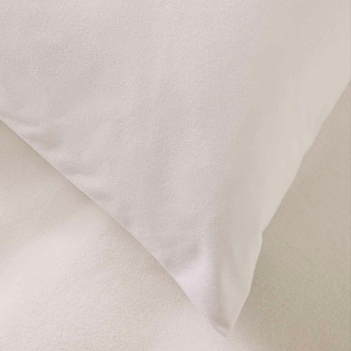 M&S Sleep Solutions Jersey Waterproof Pillow Protector, White thumbnail 3