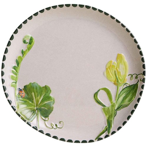 M&S Floral Melamine Dinner Plate Set, Green