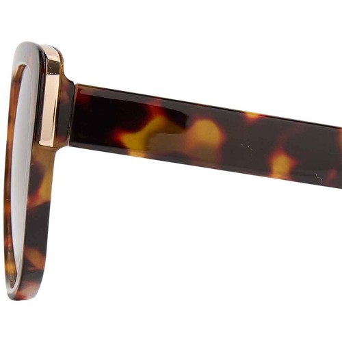 M&S Womens Geometric Cat Eye Sunglasses, Brown Mix thumbnail 2