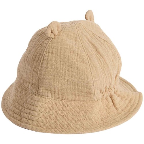 M&S Unisex Kids Pure Cotton Bear Sun Hat, 18-36 M, Ecru