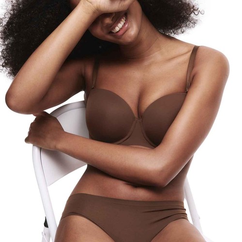 M&S Womens Invisible No VPL Brazilian Knickers, 14, Rich Quartz thumbnail 2