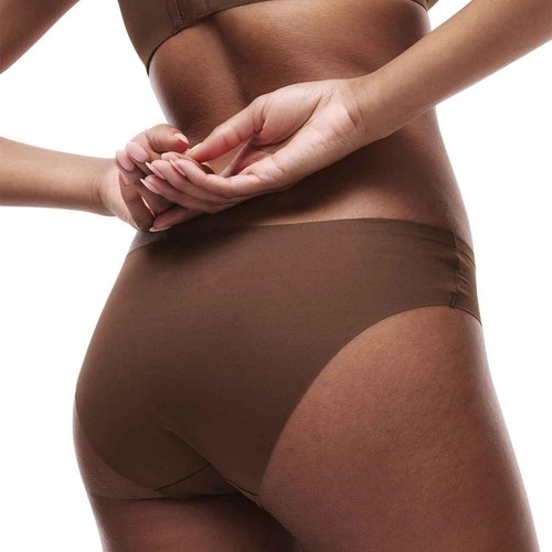 M&S Womens No VPL High Rise Knicker Shorts, 14, Rich Quartz thumbnail 3