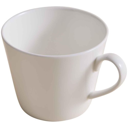 M&S Straight Sided Tea Cup, White