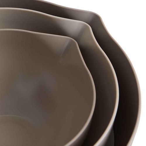 M&S Set of 3 Stacking Mixing Bowls, Cream thumbnail 4