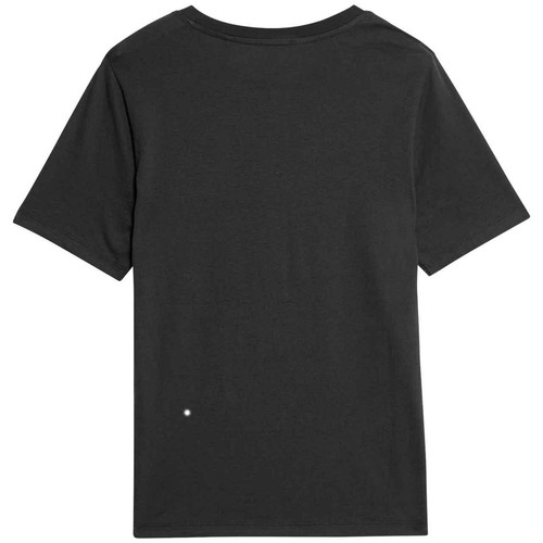 M&S Womens Pure Cotton Everyday Fit T-Shirt, Size 10, Black thumbnail 2