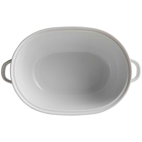M&S Maxim Ceramic Casserole Dish, One Size, White thumbnail 2