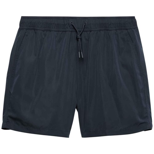 M&S Mens Quick Dry Plain Swim Shorts, 'S 'Medium, Dark Navy