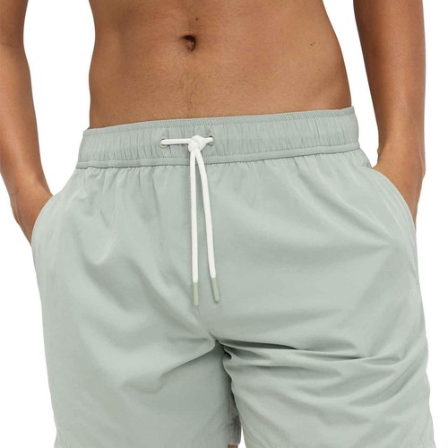 M&S Mens Quick Dry Plain Swim Shorts, 'S 'Medium, Pistachio thumbnail 2