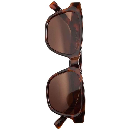 M&S Womens M&S Square Preppy Sunglasses, Brown Mix