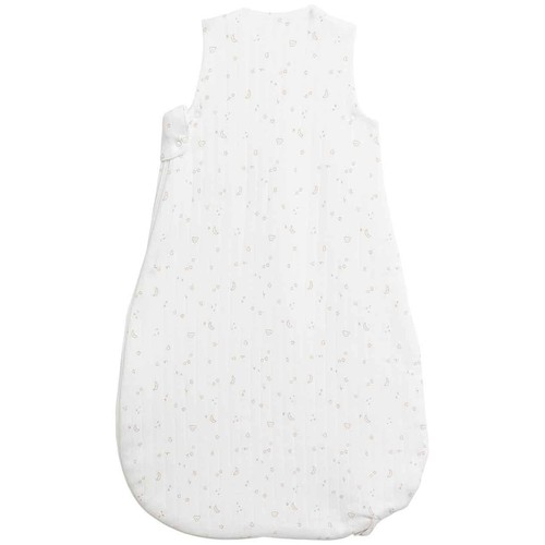 M&S Cotton Rich 1.5 Tog Printed Sleeping Bag, 0-6 M, White thumbnail 3