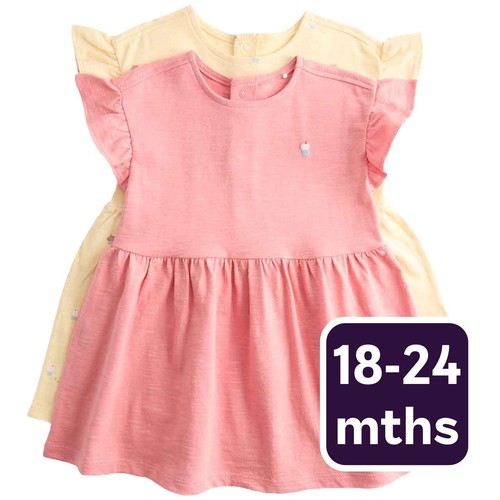 M&S Girls Cotton Jersey Cupcake Dresses, 18-24 Months, Multi