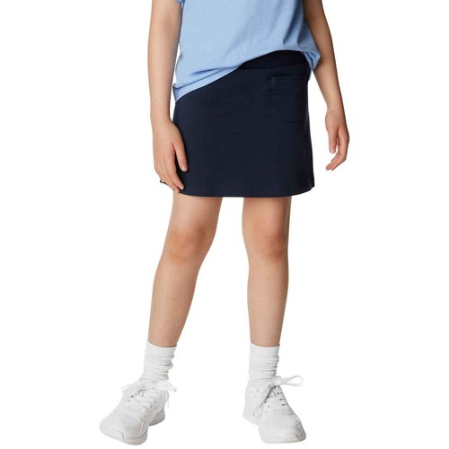 M&S Girls Goodmove Sports School Skorts, 11-12 Years, Navy thumbnail 2