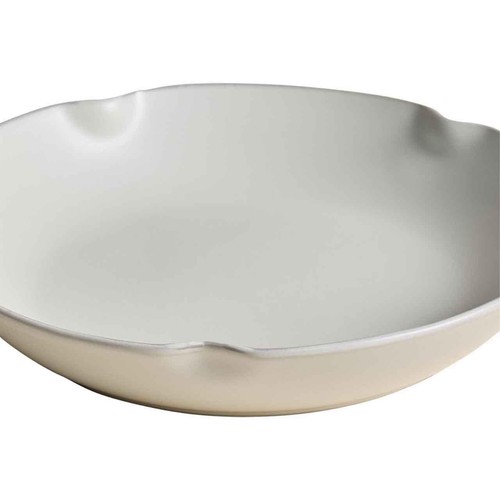 M&S Crimped Scalloped Pasta Bowl, Cream thumbnail 2