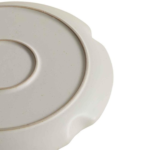 M&S Crimped Scallop Dinner Plate, Cream thumbnail 3