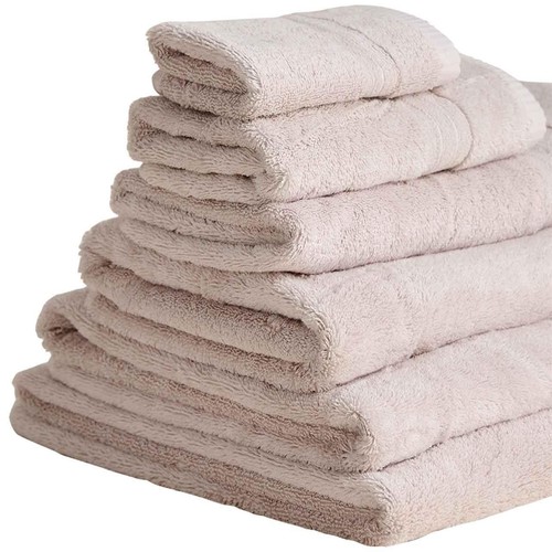 M&S Egyptian Cotton 650GSM Face Towels, Linen thumbnail 2