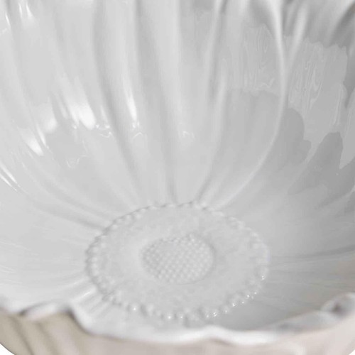 M&S Floral Serving Bowl, White thumbnail 3