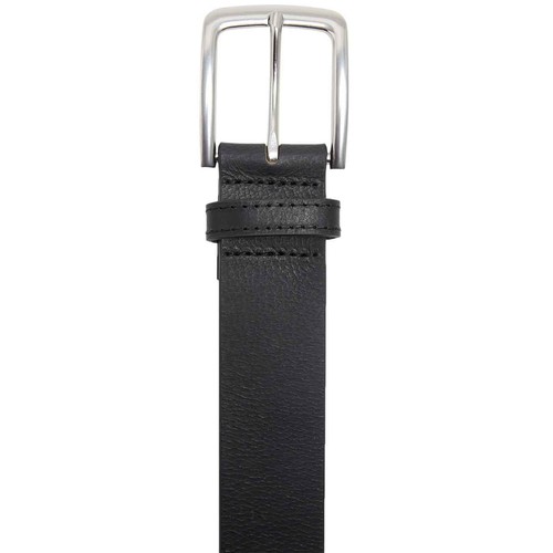 M&S Mens Leather Casual Belt, 'L 38-40, Black thumbnail 2