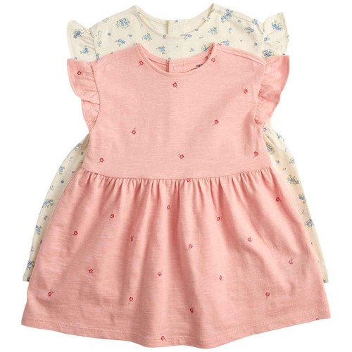 M&S Cotton Jersey Dresses, 0-3 Months, Multi thumbnail 2