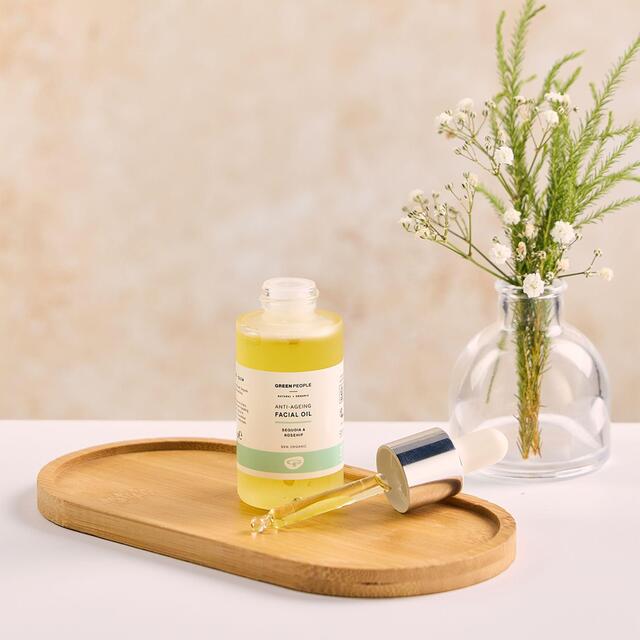 Green People Organic Facial Oil, Anti Ageing, Vegan thumbnail 4