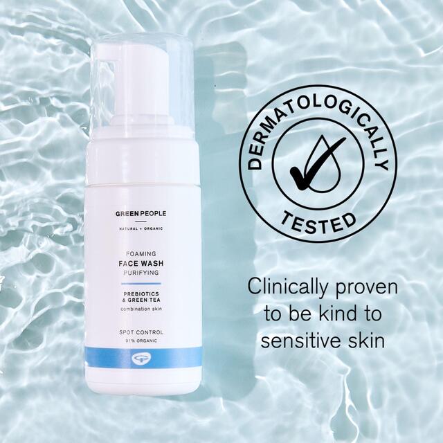 Green People Organic Foaming Face Wash, Vegan thumbnail 3