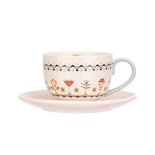 Cath Kidston Painted Table Teacup & Saucer Set thumbnail 2