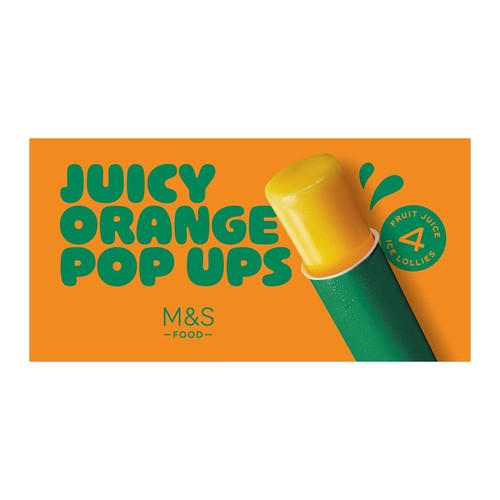 M&S 4 Juicy Orange Pop Ups