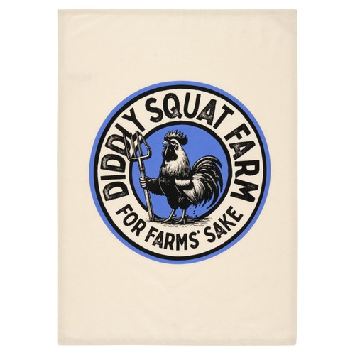Diddly Squat Farm Cockerel Tea Towel thumbnail 2