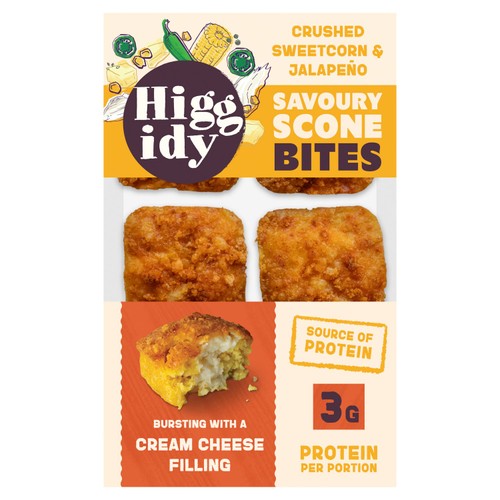 Higgidy Crushed Sweetcorn & Jalapeno Savoury Scone Bites