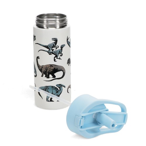 Rex London Stainless Steel Dinosaur Bottle 500ml thumbnail 3
