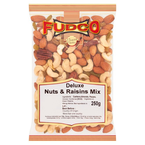 Fudco Deluxe Nut & Raisin Mix 250g