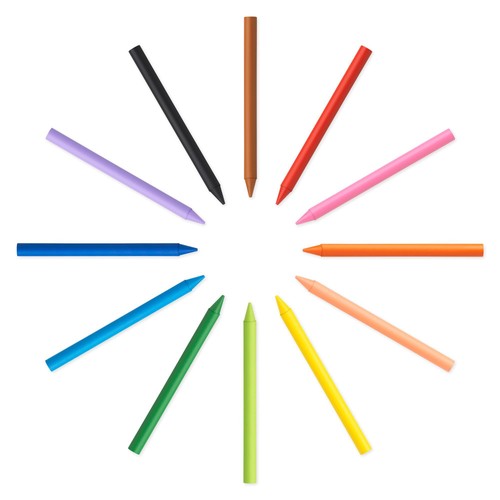 BIC Kids Plastidecor Crayons Wallet of 12 thumbnail 4