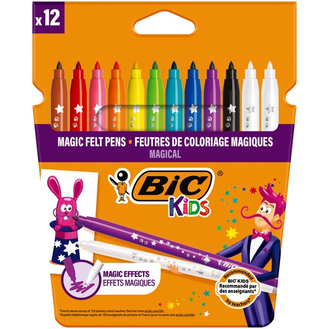 BIC Kids Magic Felt Pens Pack of 12