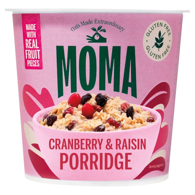 MOMA Gluten Free  Cranberry & Raisin Jumbo Oat Porridge Pot