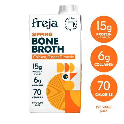 Freja Chicken, Ginger & Turmeric Sipping Bone Broth