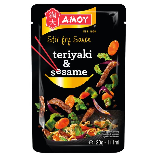 Amoy Teriyaki & Toasted Sesame Seeds Stir Fry Sauce thumbnail 2