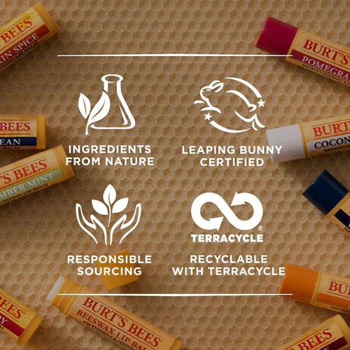 Burt's Bees Moisturising Pomegranate Lip Balm thumbnail 4