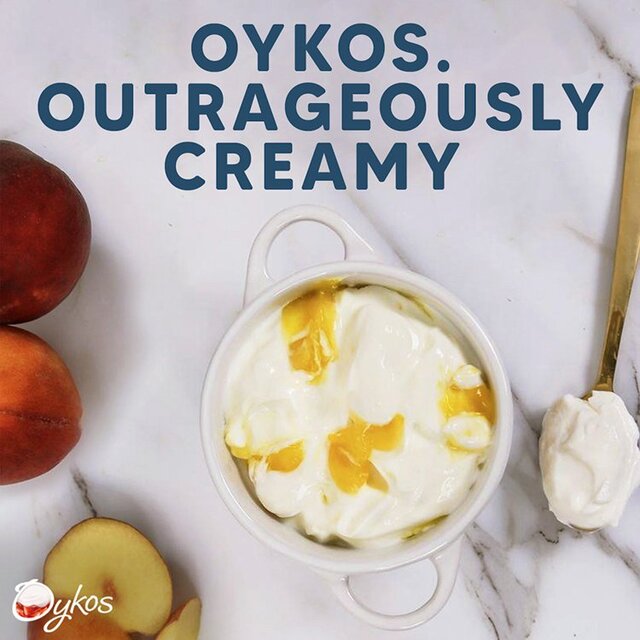 Oykos Peach Luxury Greek Style Yoghurt thumbnail 2