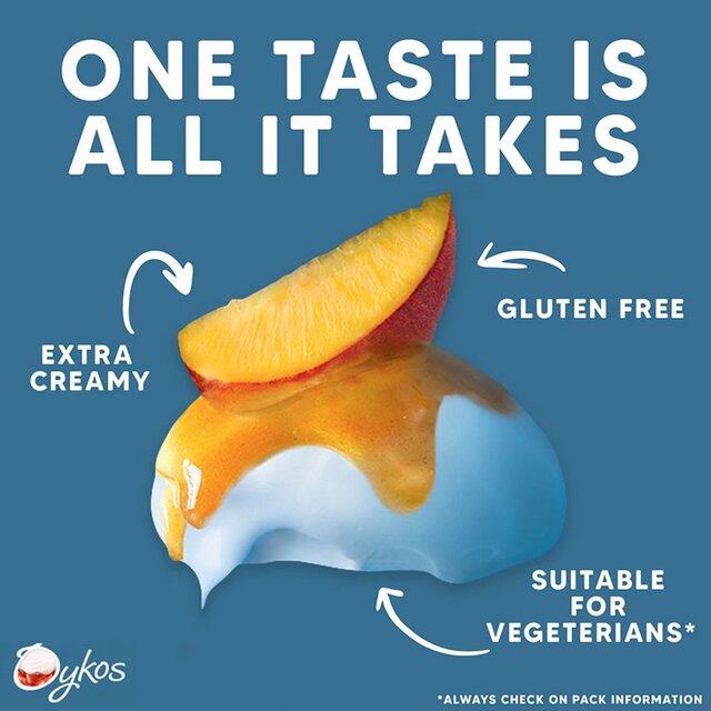 Oykos Peach Luxury Greek Style Yoghurt thumbnail 3