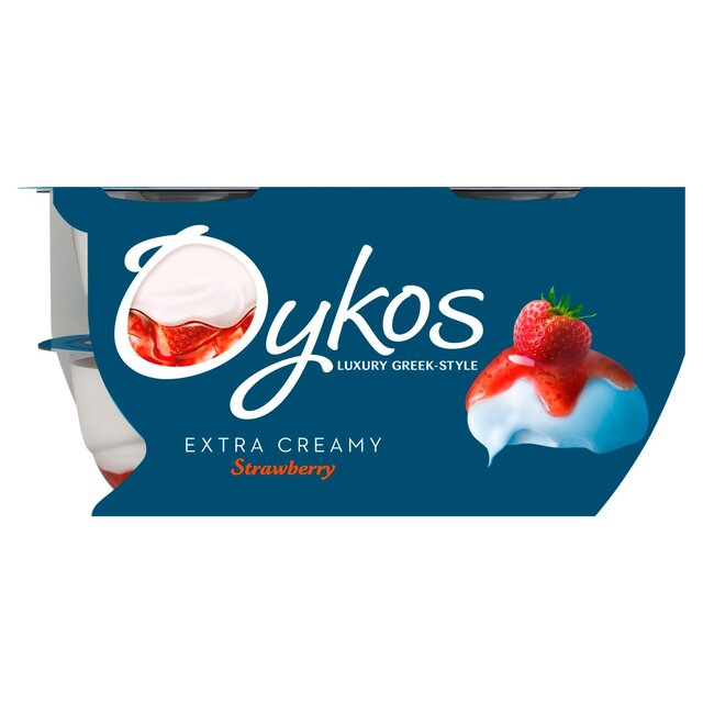 Oykos Strawberry Luxury Greek Style Yoghurt thumbnail 2