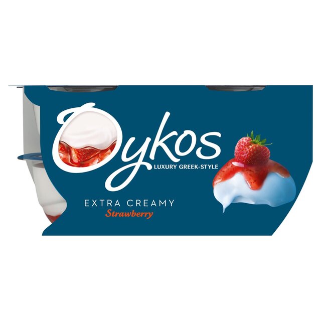 Oykos Strawberry Luxury Greek Style Yoghurt thumbnail 7