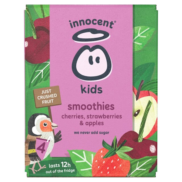 Innocent Kids Cherries, Strawberries & Apples Smoothies thumbnail 4