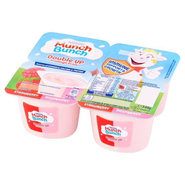 Munch Bunch Double Up Fromage Frais Strawberry & Raspberry thumbnail 2