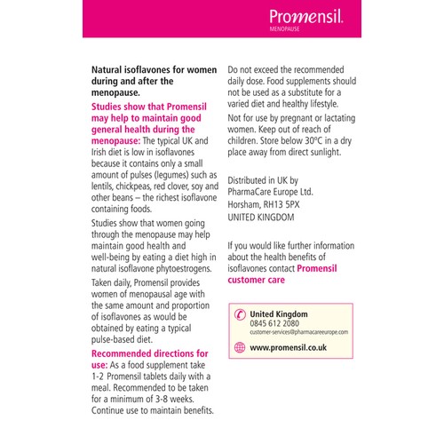 Promensil Maintenance Menopause Original Formula Supplement Tablets  thumbnail 2