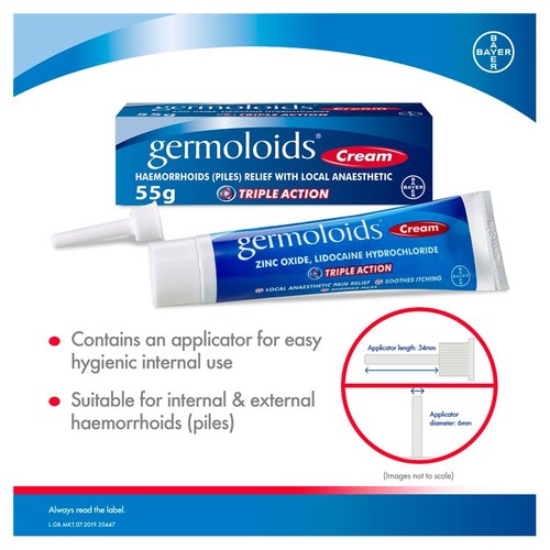 Germoloids Triple Action Haemorrhoids & Piles Cream thumbnail 7