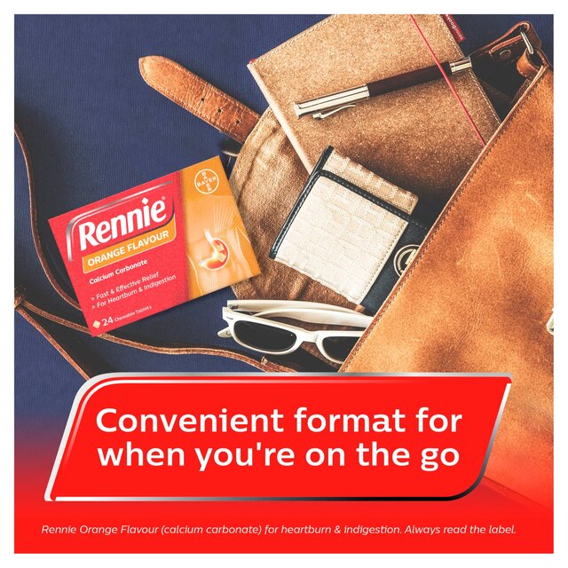 Rennie Orange Heartburn & Indigestion Relief Tablets thumbnail 8
