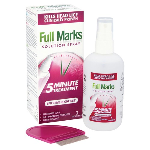Full Marks Head Lice Removal Treatment with Nit Comb thumbnail 5